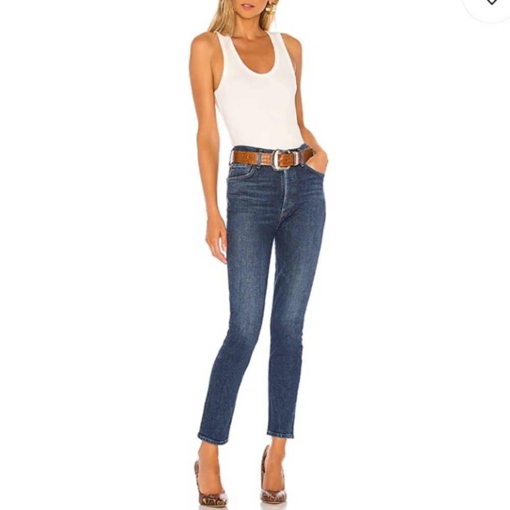 AGOLDE Nico High Rise Slim in Fixation - Picture 6 of 10